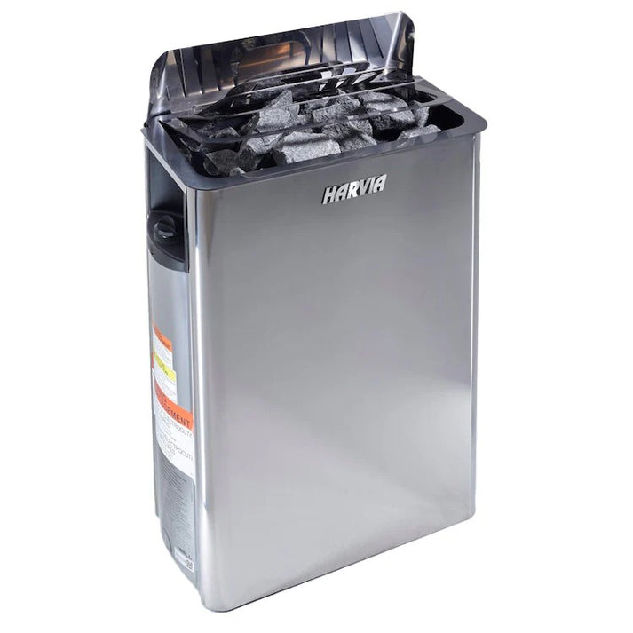 Golden Designs Savonlinna 3-Person Red Cedar Outdoor Sauna & Harvia Traditional Electric Heater Kit | GDI-8503-01