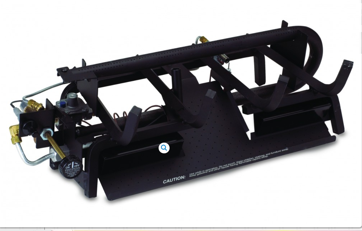 Peterson Gas Logs - 24" Unvented Burner NG Manual - G102430