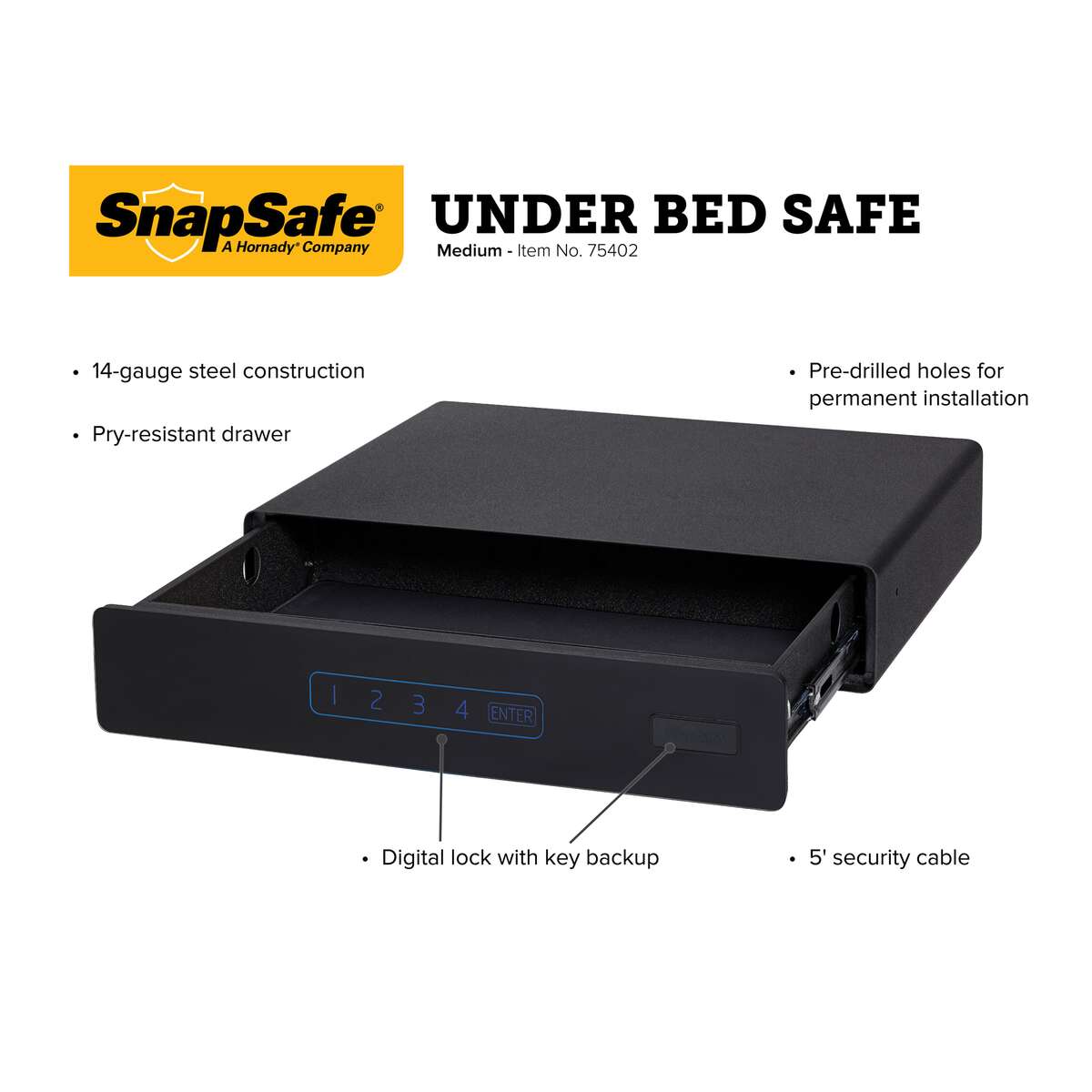 SnapSafe® Under Bed Safes