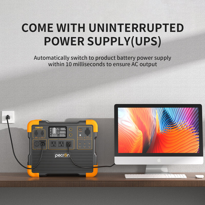 Pecron E1500LFP Solar Generator Kit