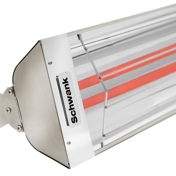 Schwank ES-6061-20 2 Stage Electric Stainless Steel Outdoor Patio Heater - 208V, 6000W ES-6061-20