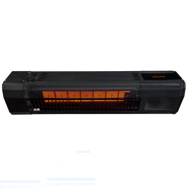 Schwank MO-2352-NG Natural Gas Black Outdoor 2 Stage Patio Heater - 50,000 BTU MO-2352-NG