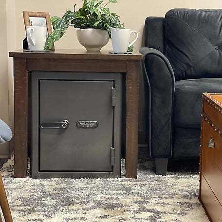 Sanctuary Diamond 2.33 cu. ft. Fireproof/Waterproof Home & Office Safe with Biometric Lock, Dark Gray Hammertone, SA-DIA3BIO-DP