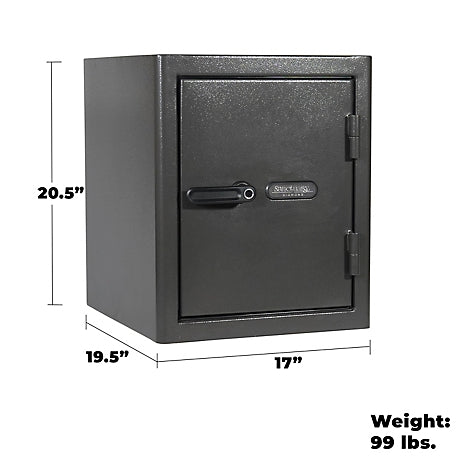 Sanctuary Diamond 2.33 cu. ft. Fireproof/Waterproof Home & Office Safe with Biometric Lock, Dark Gray Hammertone, SA-DIA3BIO-DP