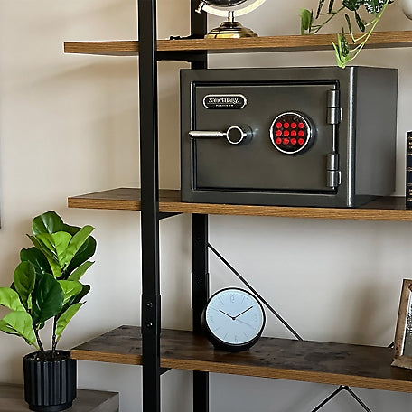 Sanctuary Platinum 1.07 cu. ft. Fireproof/Waterproof Home & Office Safe with Electronic Lock, Dark Gray Metallic, SA-PLAT1-DP