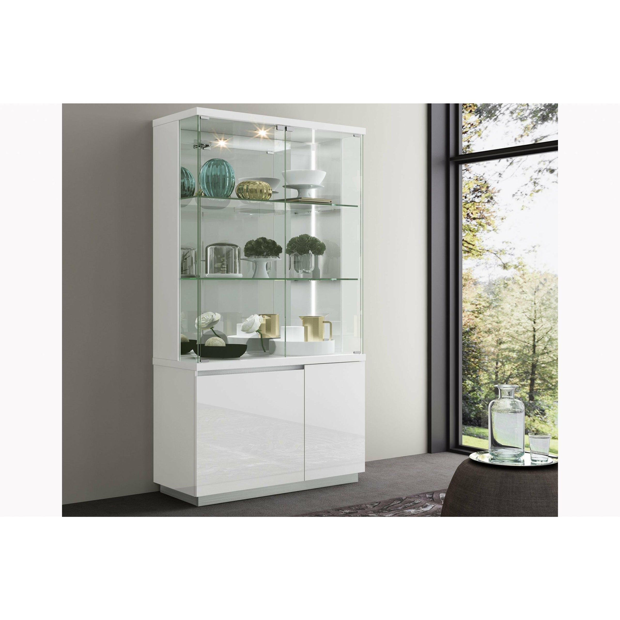 Whiteline Modern Living - Cameron Vitrine CB1686-WHT
