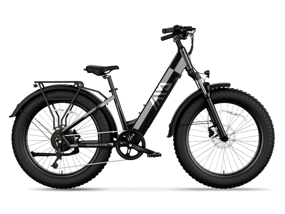 TST Dreamer 26" Step-Thru Fat Tire Electric Bike