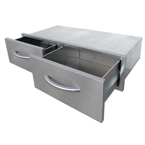 Cal Flame 2 Drawer Horizontal BBQ08867