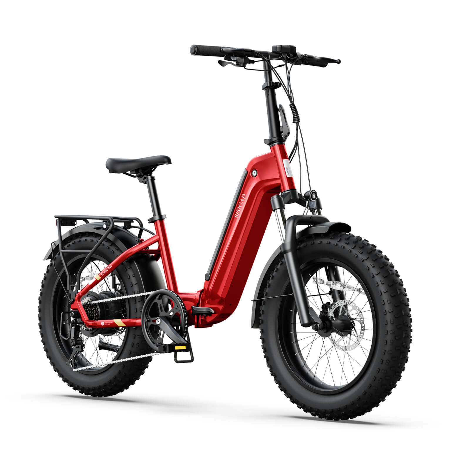 Sisigad 20" Champ Ext Fat Tire Folding Electric Bike