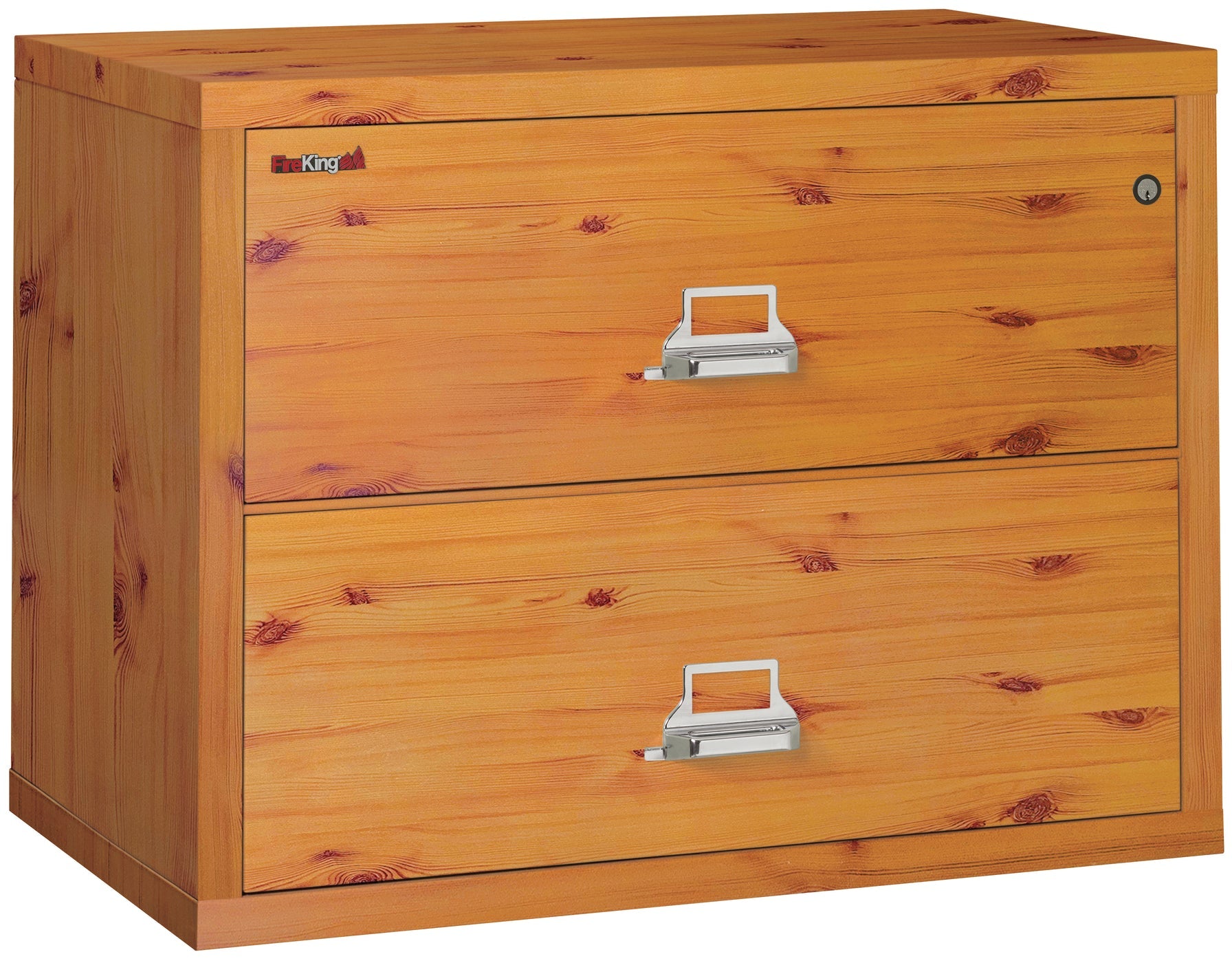 FireKing Designer Series Lateral File Cabinet - 1-Hour Fire-Rated & High Security - 2, 3, or 4 Drawers - 4 Colors