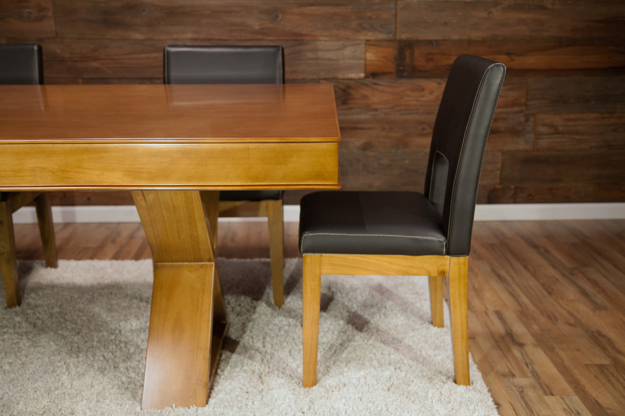 BBO Poker Tables Helmsley Chair - Walnut - Version 2