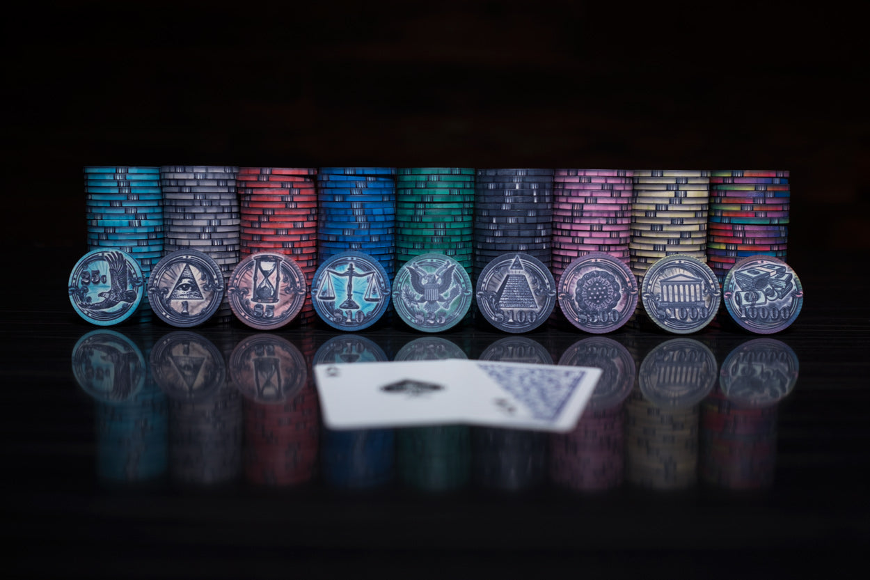 BBO Poker Tables "The Mint" 10g Ceramic Chip Set 500pc