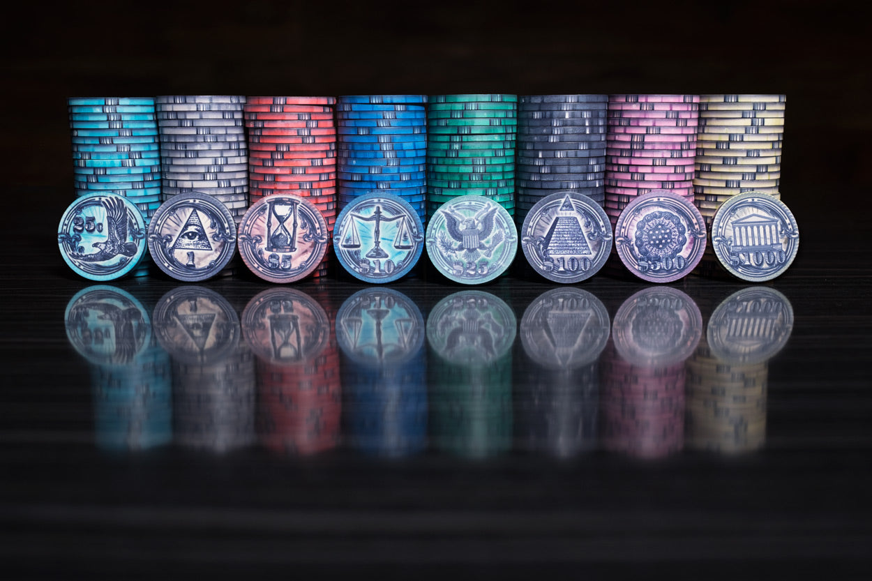 BBO Poker Tables "The Mint" 10g Ceramic Chip Set 500pc