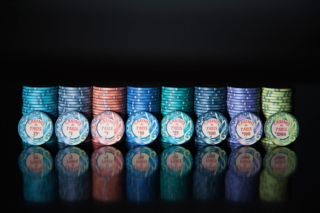 BBO Poker Tables “Casino De Paris" 10g Ceramic Chip Set 500pc