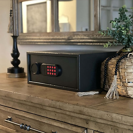 Sanctuary Home and Office Small Security Vault with Electronic Lock, .71 cu. ft., SA-PVLP-01-DP