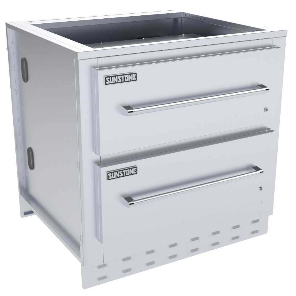 Sunstone 34″ Double Warming Drawer Cabinet – SAC34DWC