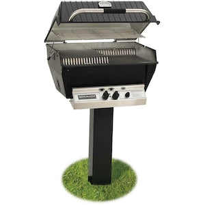 Broilmaster P3-XFN Premium Natural Gas Grill On Black
