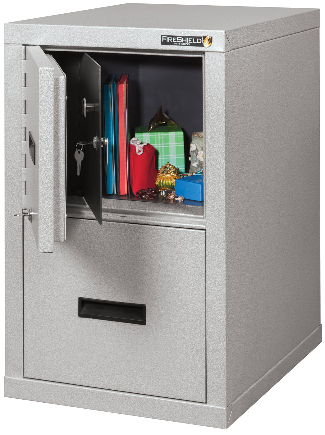FireKing Space Saving FireShield Safe-in-a-File Cabinet 2S1822-DDSSF