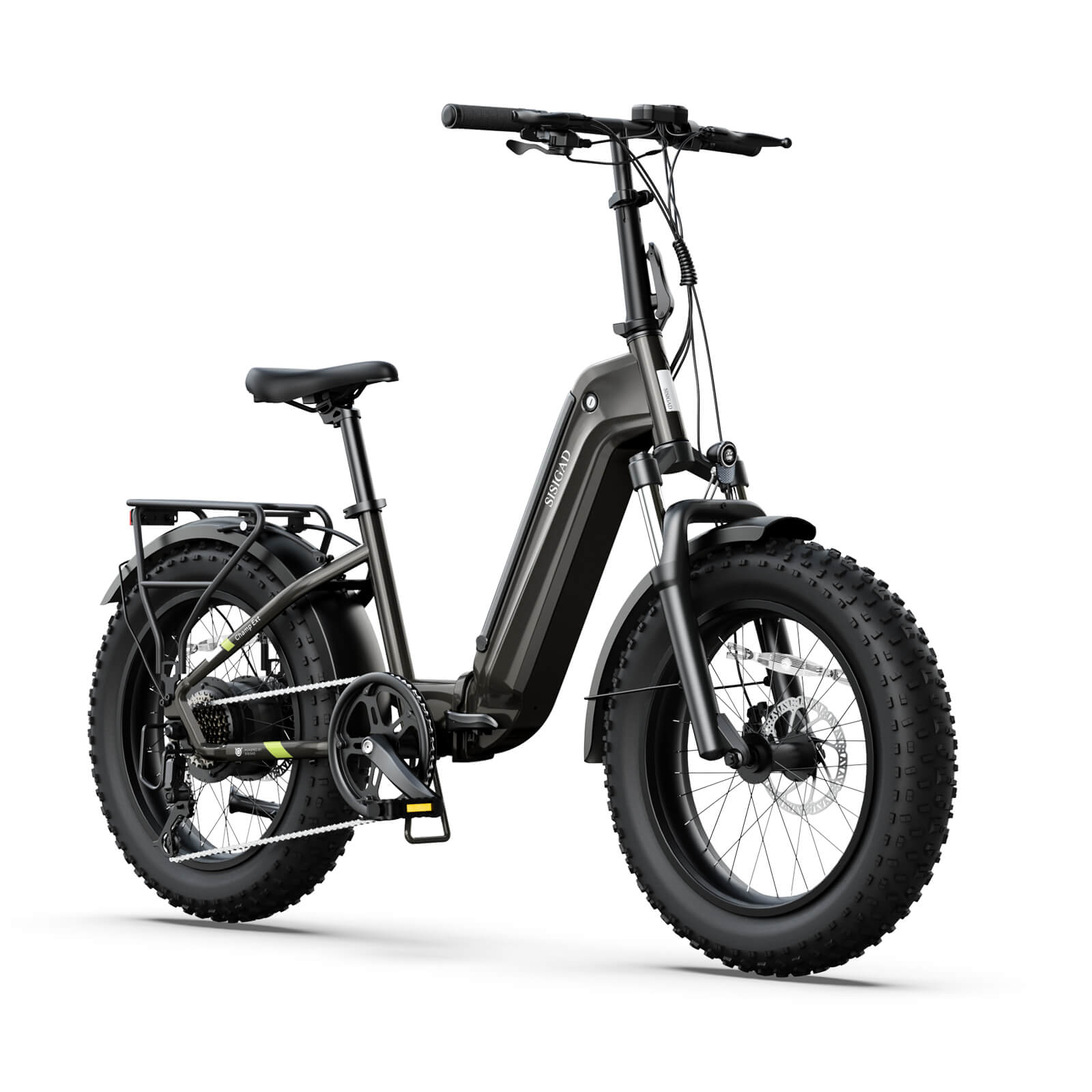 Sisigad 20" Champ Ext Fat Tire Folding Electric Bike