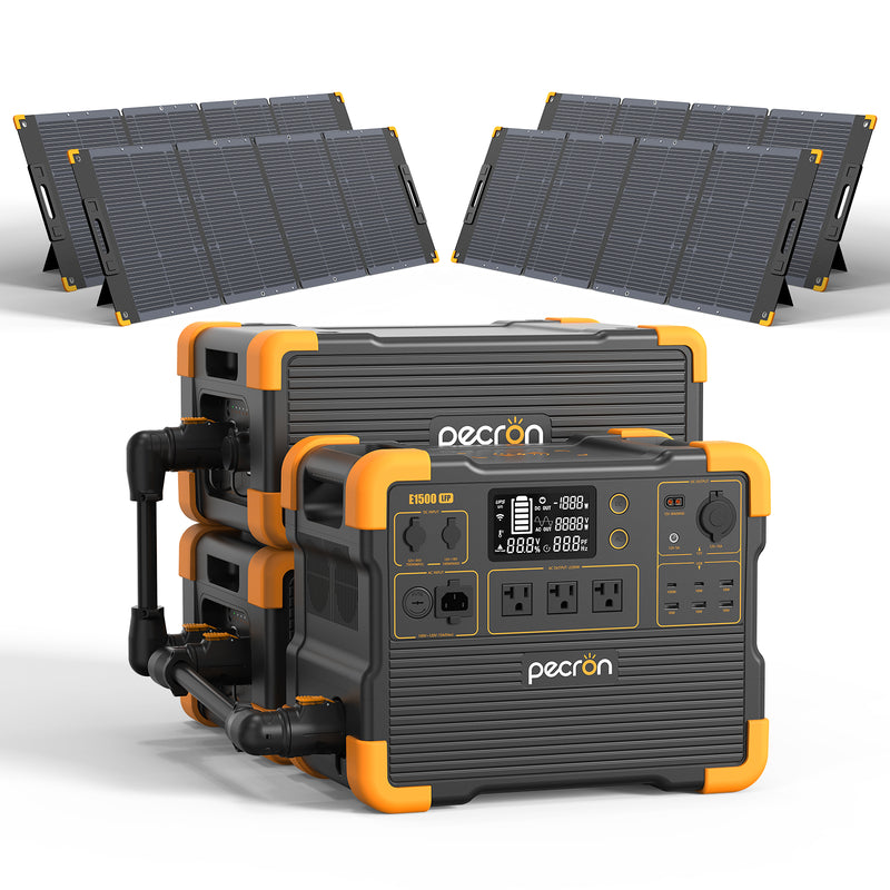 Pecron E1500LFP Solar Generator Kit