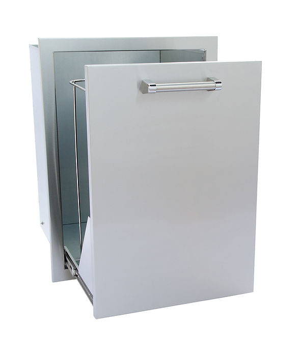 Kokomo Grills Outdoor Kitchen Stainless Steel Trash/Propane Pull-Out KO-TRHD