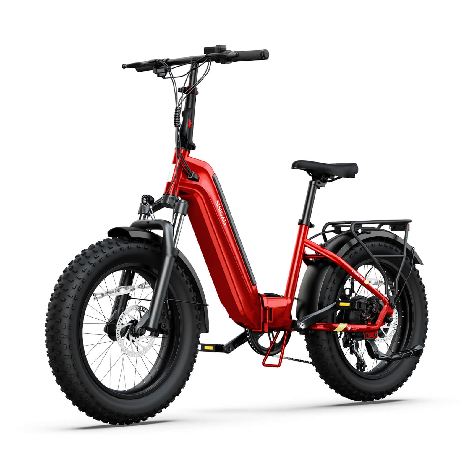 Sisigad 20" Champ Ext Fat Tire Folding Electric Bike