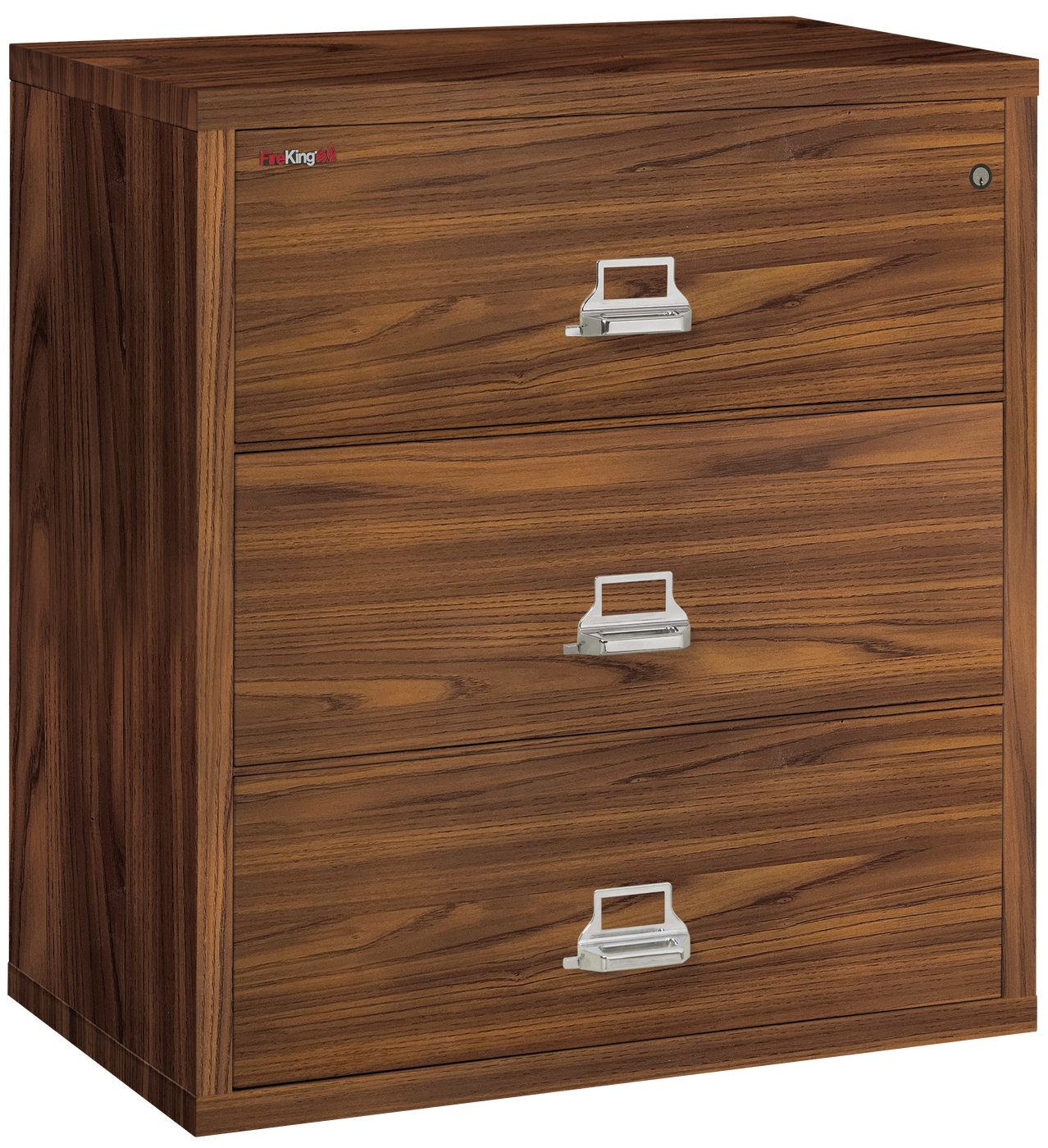 FireKing Designer Series Lateral File Cabinet - 1-Hour Fire-Rated & High Security - 2, 3, or 4 Drawers - 4 Colors