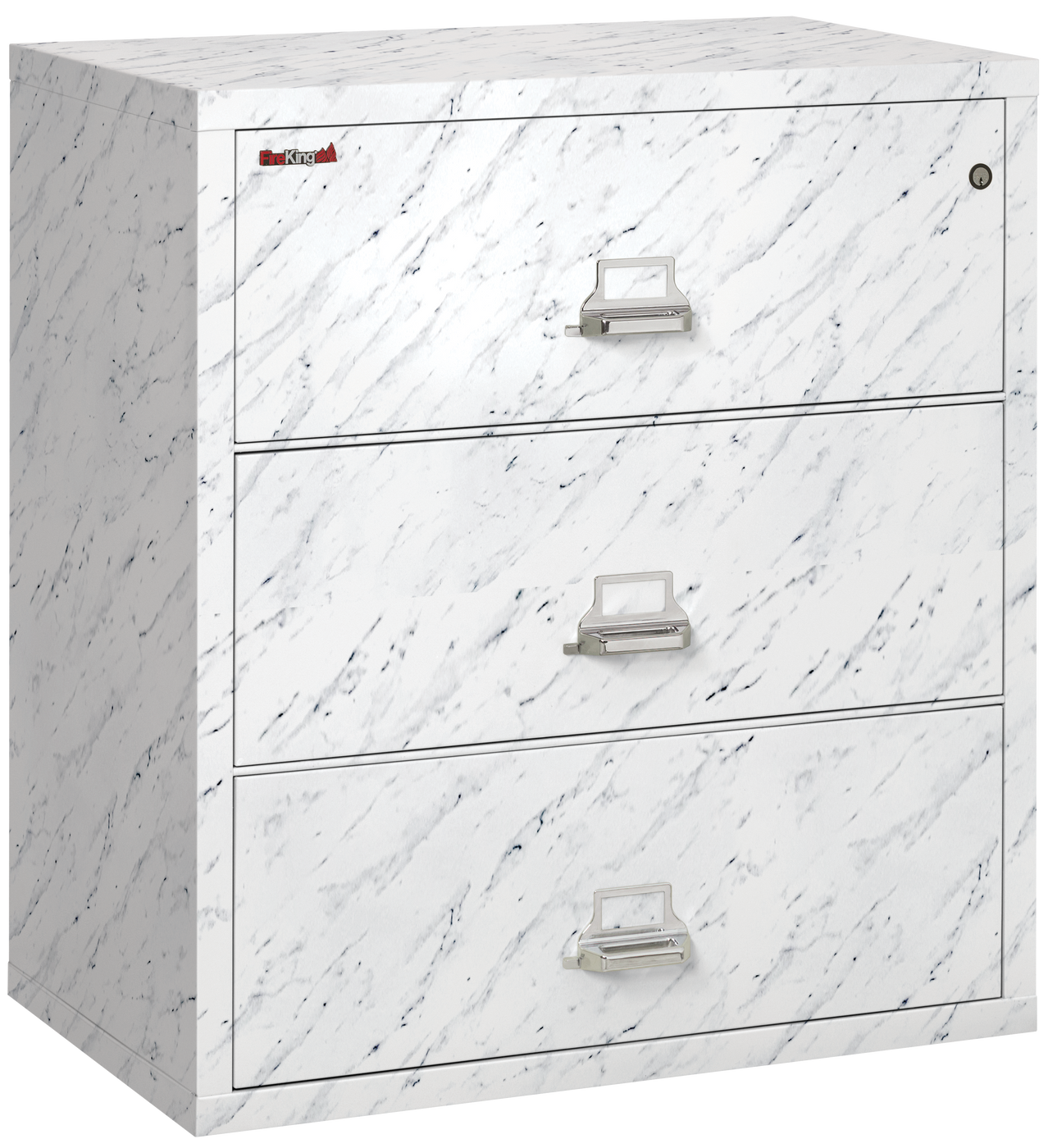 FireKing Designer Series Lateral File Cabinet - 1-Hour Fire-Rated & High Security - 2, 3, or 4 Drawers - 4 Colors