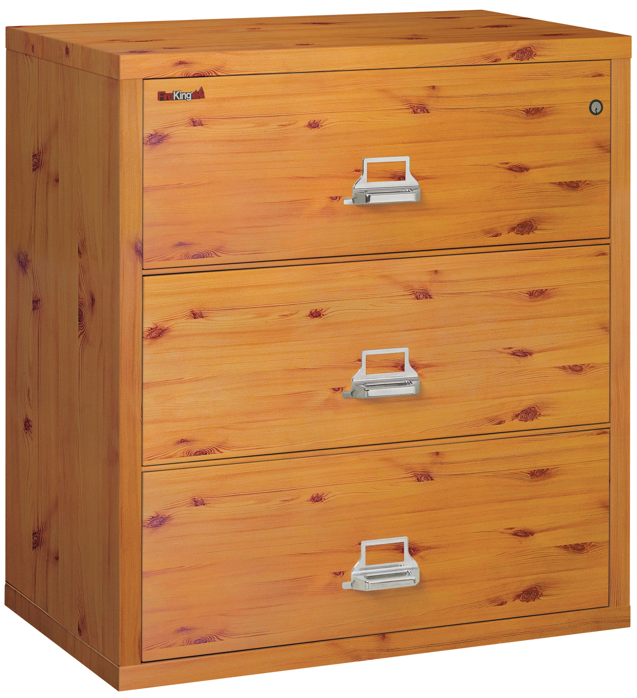 FireKing Designer Series Lateral File Cabinet - 1-Hour Fire-Rated & High Security - 2, 3, or 4 Drawers - 4 Colors