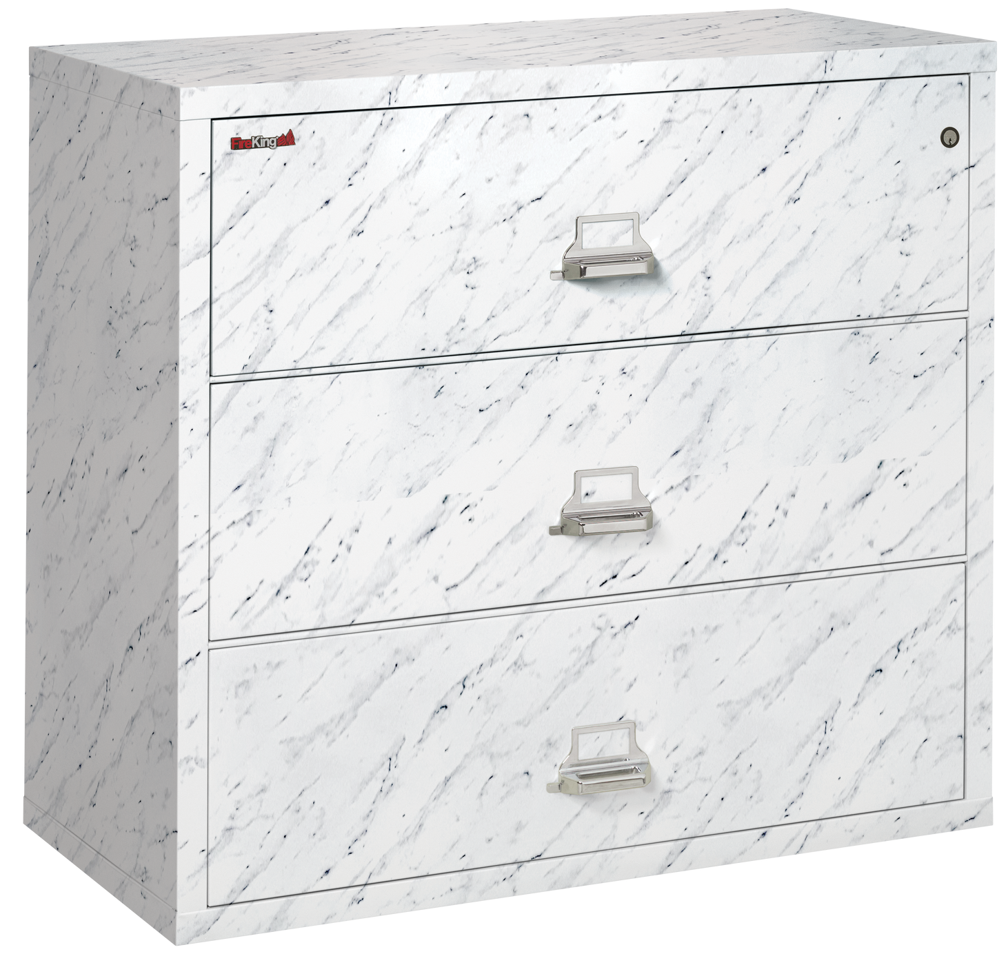 FireKing Designer Series Lateral File Cabinet - 1-Hour Fire-Rated & High Security - 2, 3, or 4 Drawers - 4 Colors