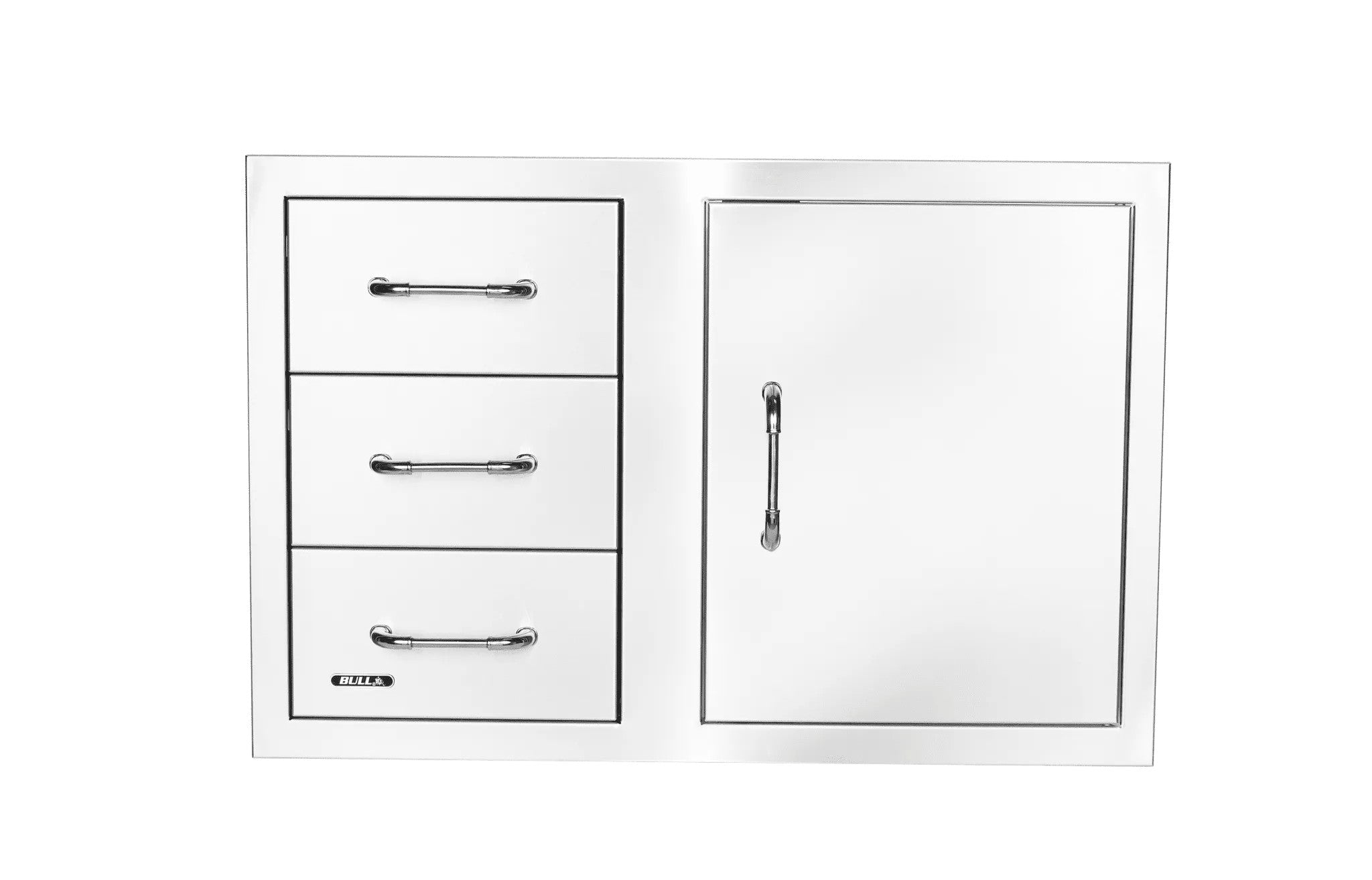 Bull 25900 - BBQ Stainless Steel 3 Drawer Door Combo w/ Reveal