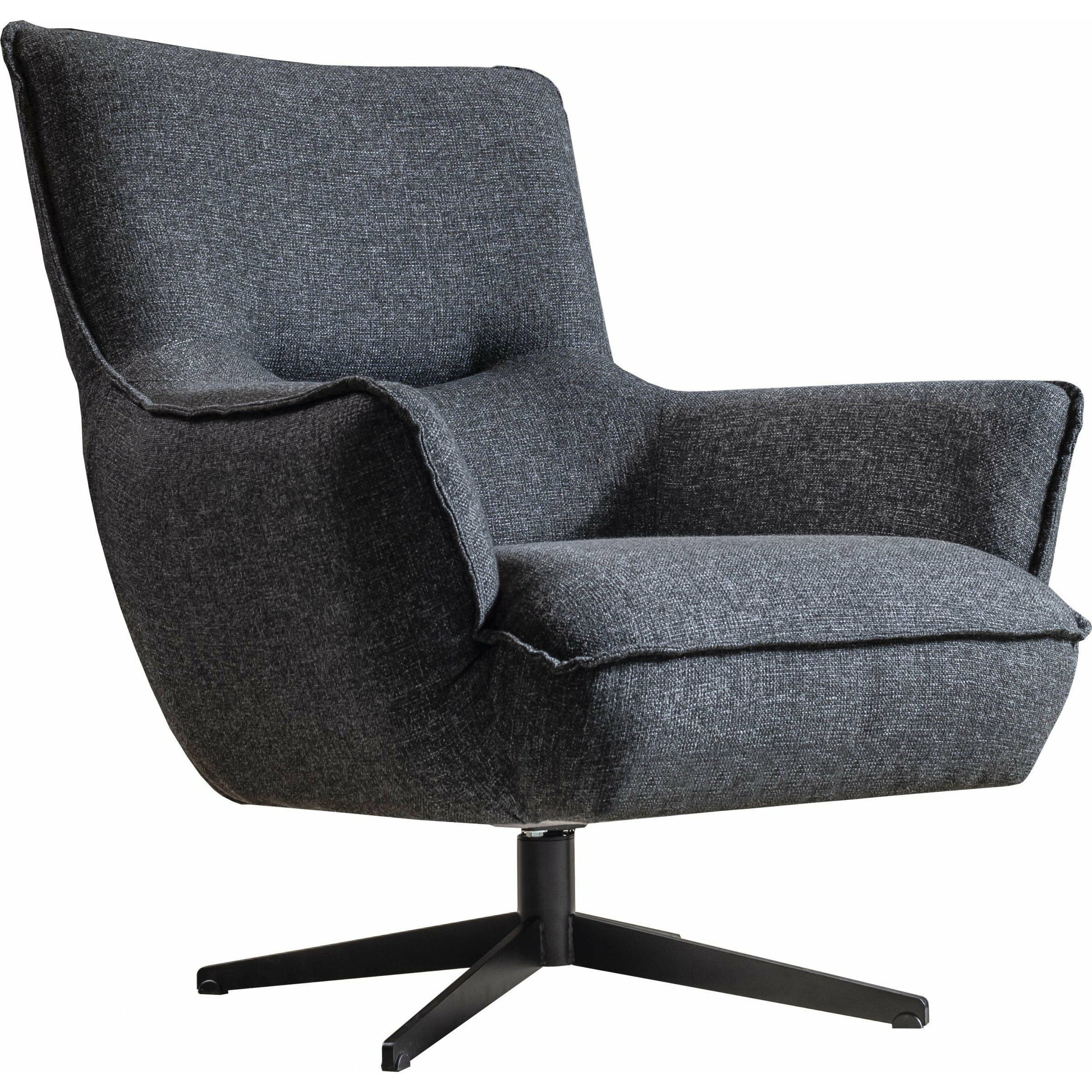 Whiteline Modern Living - Fatsa Swivel Chair CH1757F-DGRY