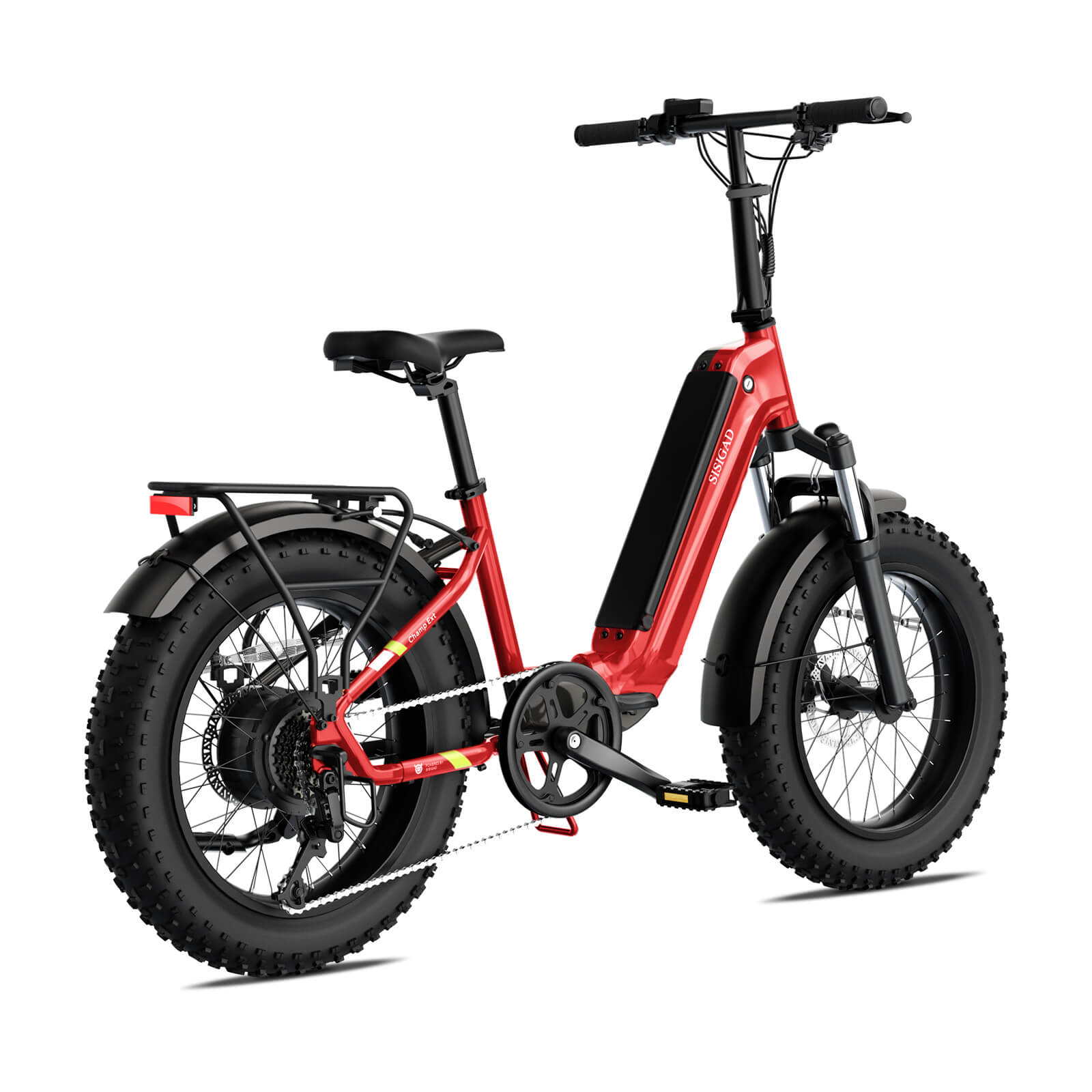 Sisigad 20" Champ Ext Fat Tire Folding Electric Bike