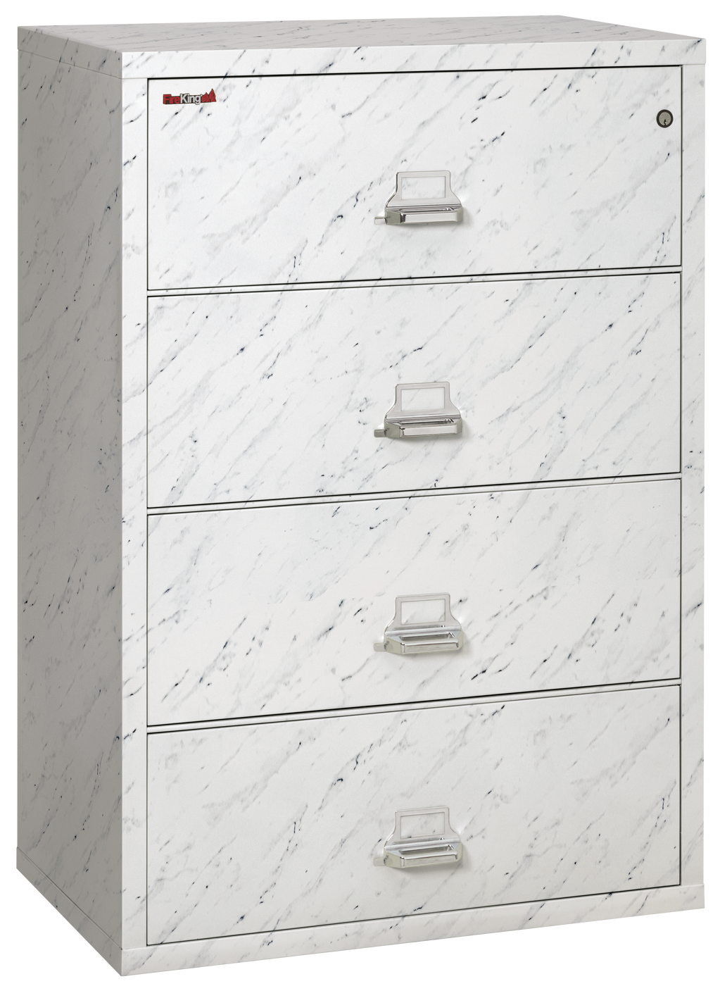 FireKing Designer Series Lateral File Cabinet - 1-Hour Fire-Rated & High Security - 2, 3, or 4 Drawers - 4 Colors