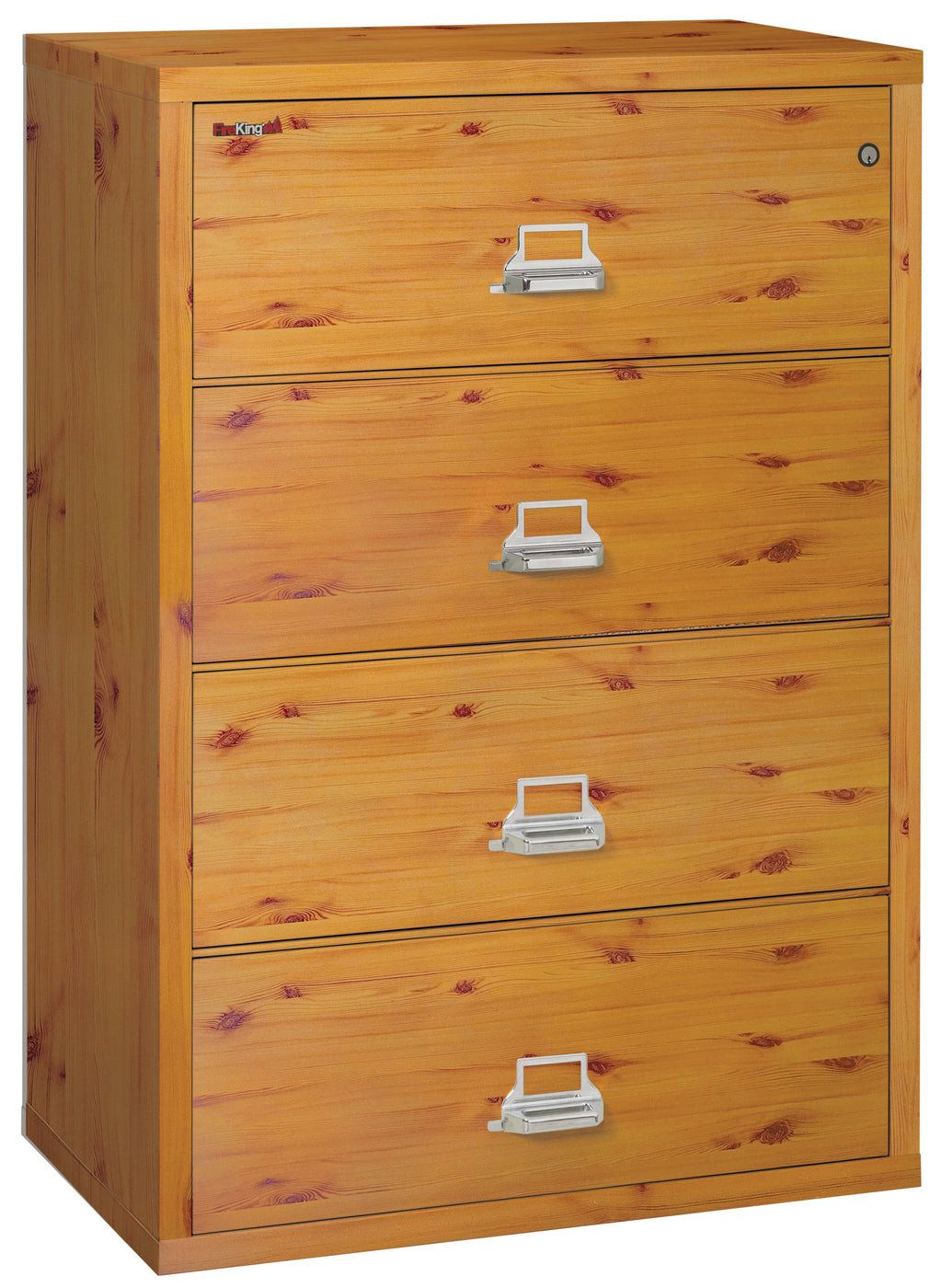 FireKing Designer Series Lateral File Cabinet - 1-Hour Fire-Rated & High Security - 2, 3, or 4 Drawers - 4 Colors