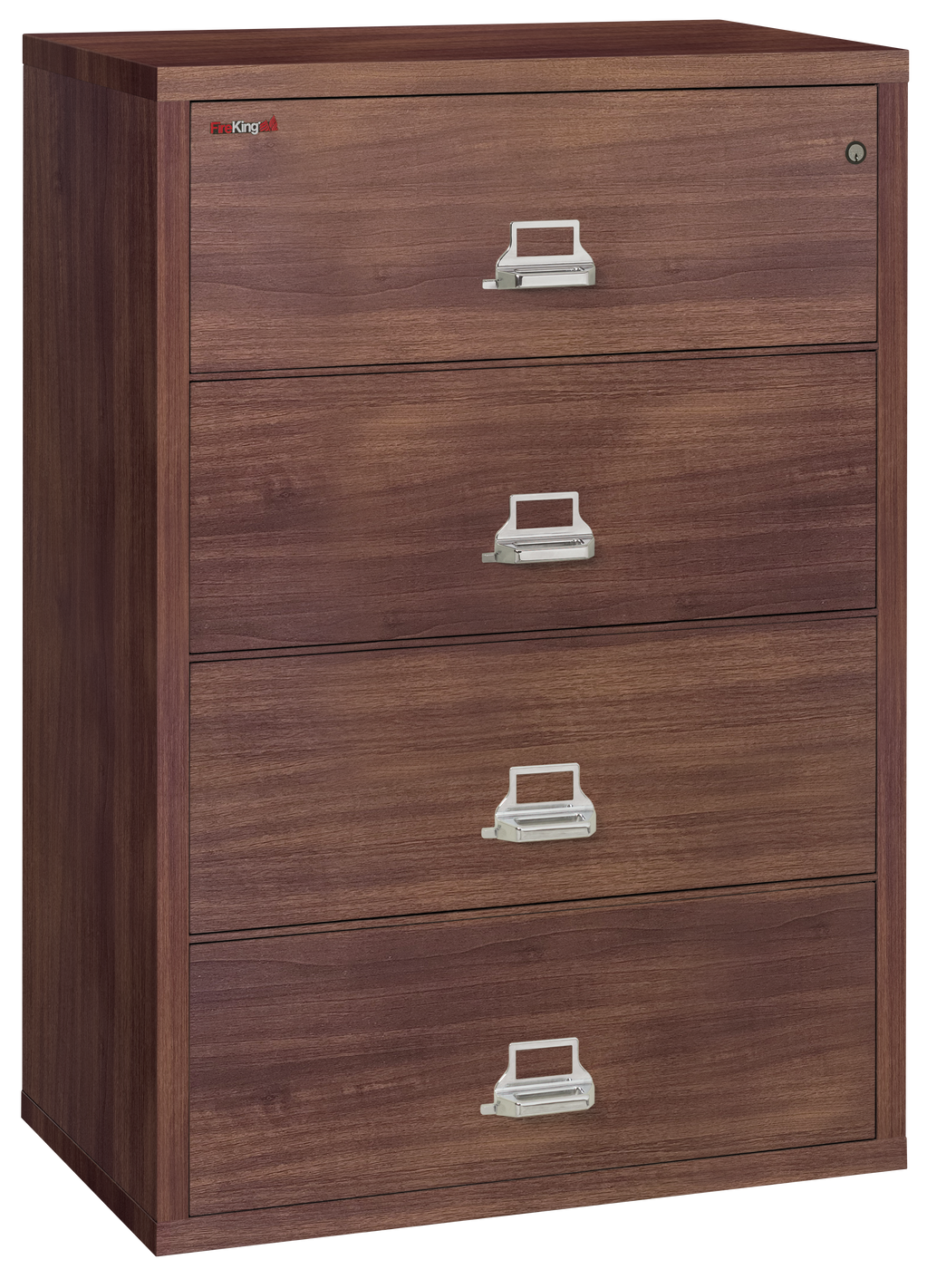 FireKing Designer Series Lateral File Cabinet - 1-Hour Fire-Rated & High Security - 2, 3, or 4 Drawers - 4 Colors