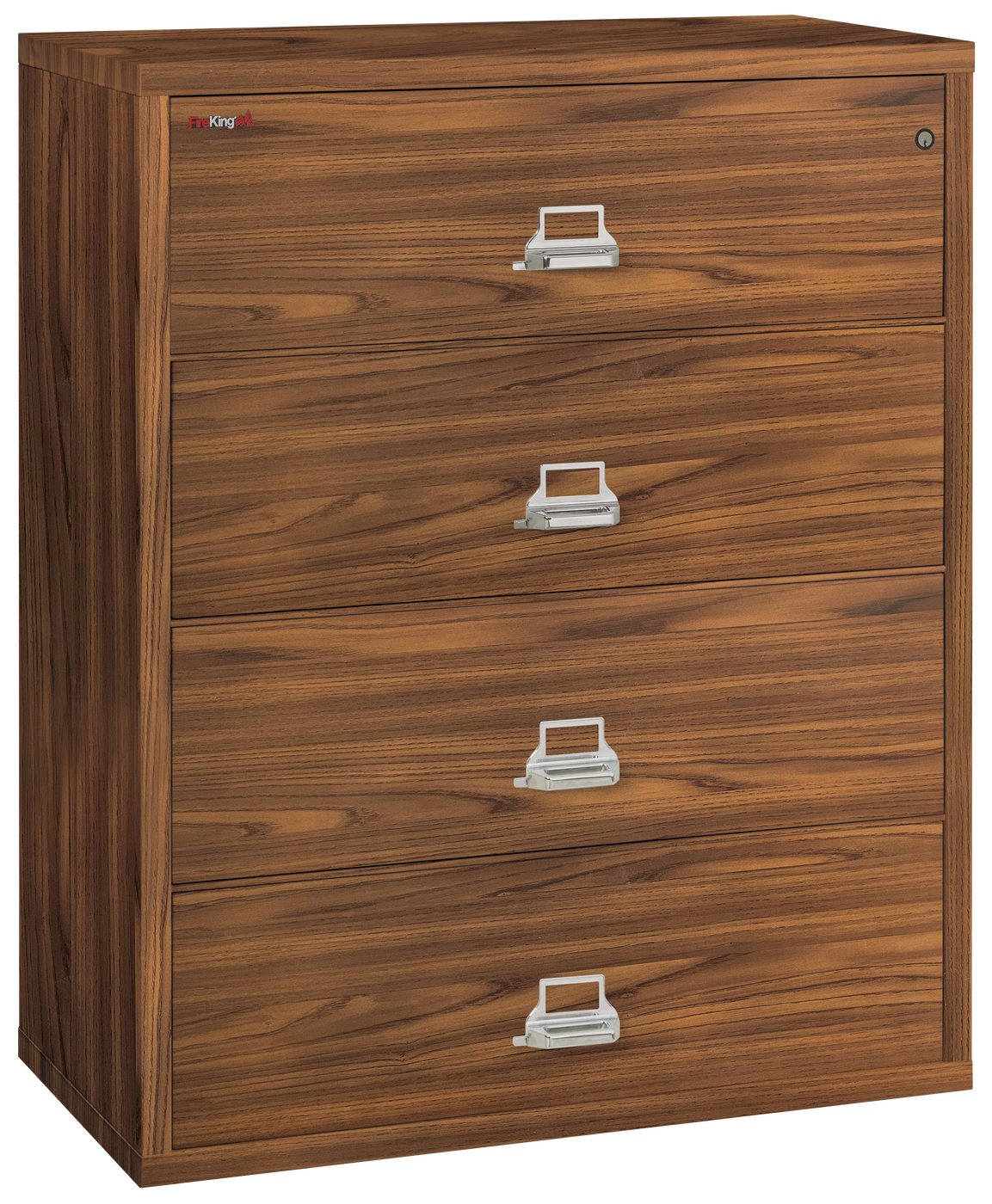 FireKing Designer Series Lateral File Cabinet - 1-Hour Fire-Rated & High Security - 2, 3, or 4 Drawers - 4 Colors