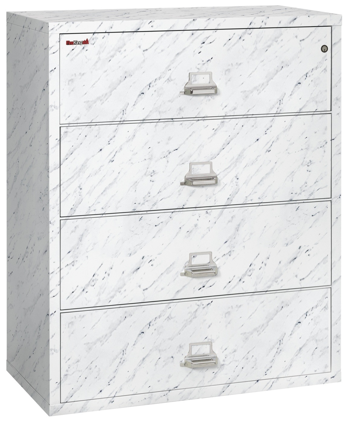 FireKing Designer Series Lateral File Cabinet - 1-Hour Fire-Rated & High Security - 2, 3, or 4 Drawers - 4 Colors
