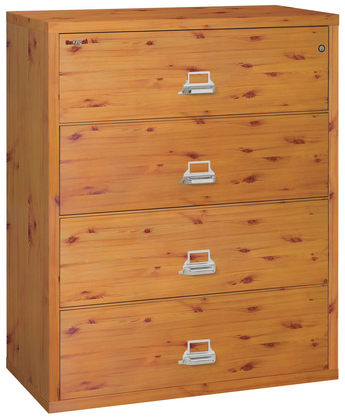 FireKing Designer Series Lateral File Cabinet - 1-Hour Fire-Rated & High Security - 2, 3, or 4 Drawers - 4 Colors