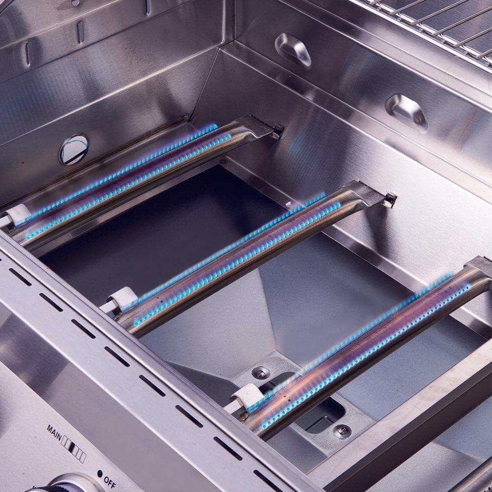 Monument Grills 41847NG Natural/Propane Gas Stainless Gas Grill 4 Burners Propane & Natural Gas