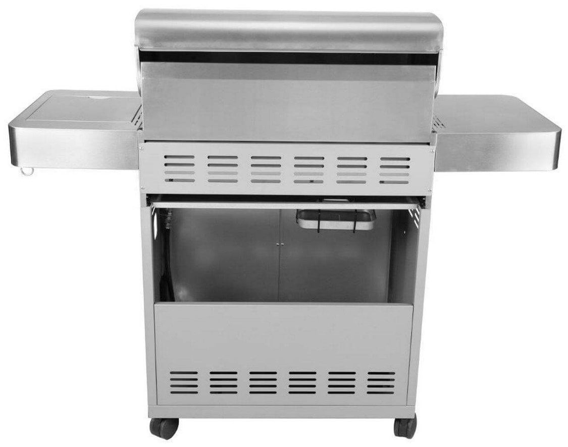 Monument Grills 41847NG Natural/Propane Gas Stainless Gas Grill 4 Burners Propane & Natural Gas