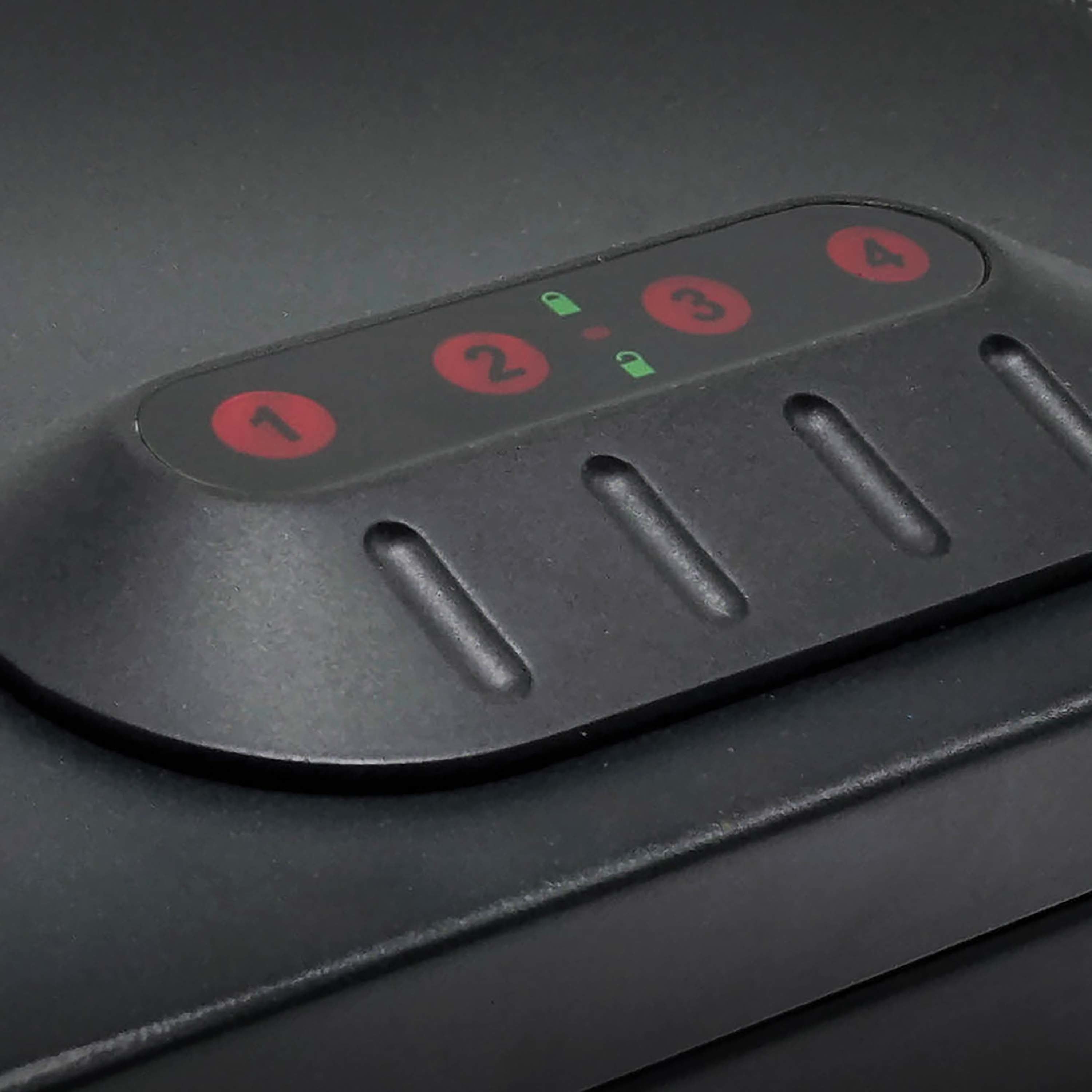 Sports Afield 1-Gun Electronic/Keypad Locking Handgun Case with Interior Lighting