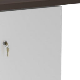 Safco Resi Bistro-Height Collaboration Table, 12 Lockers – 105”W 224667