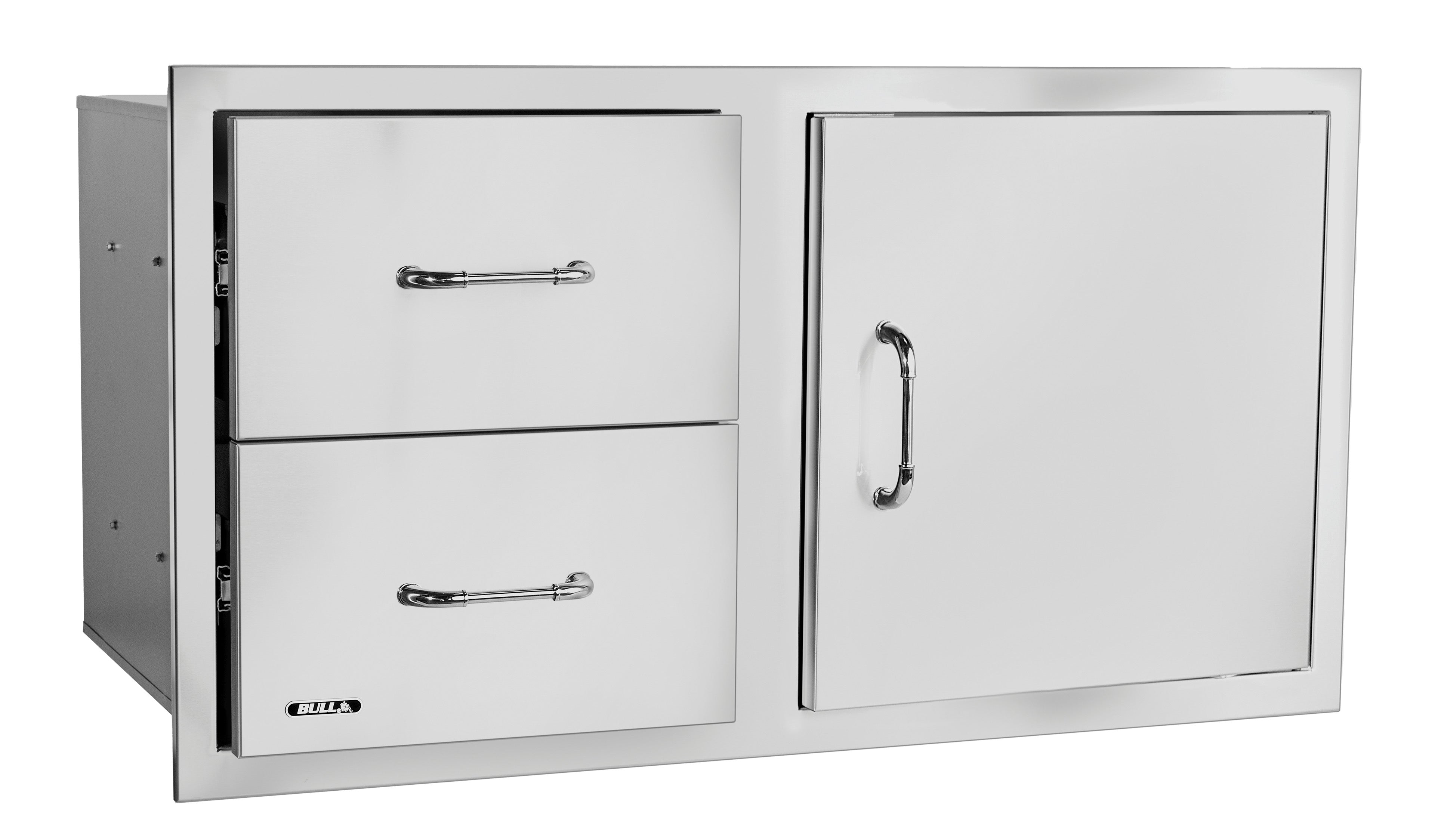 Bull 7-Piece Brahma Grill Head, Grill Cover, Refrigerator, Door Drawer Combo, Griddle, Vents, Master Utility Set - BRPCMB2