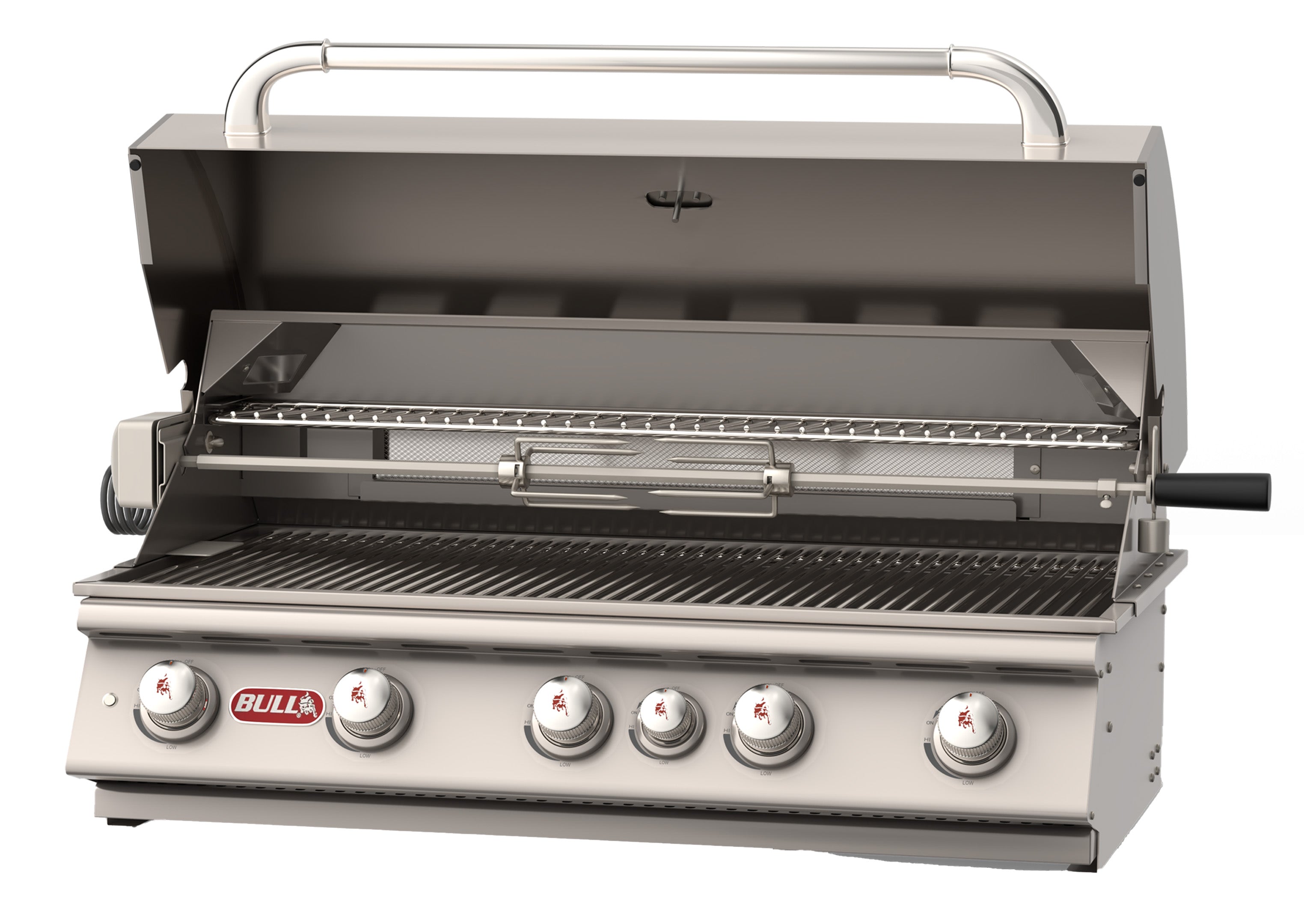 Bull 8-Piece Brahma Grill Head, Grill Cover, Refrigerator, Double Door, Griddle, Side Burner, Vents, Master Utility Set - BRPDDBLT1