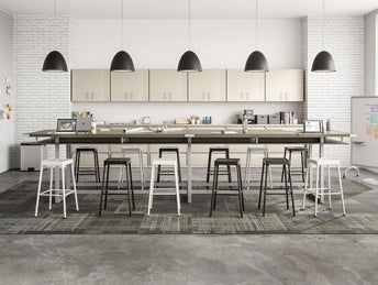 Safco Mirella Standing Height Conference Table - 16'W x 47"D 224012