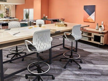 Safco Mirella Standing Height Conference Table - 12'W x 47"D 224009