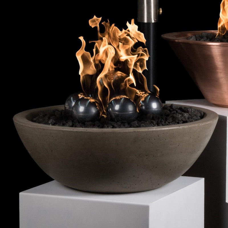 The Outdoor Plus 4-Inch Steel Fire Ball Ornament