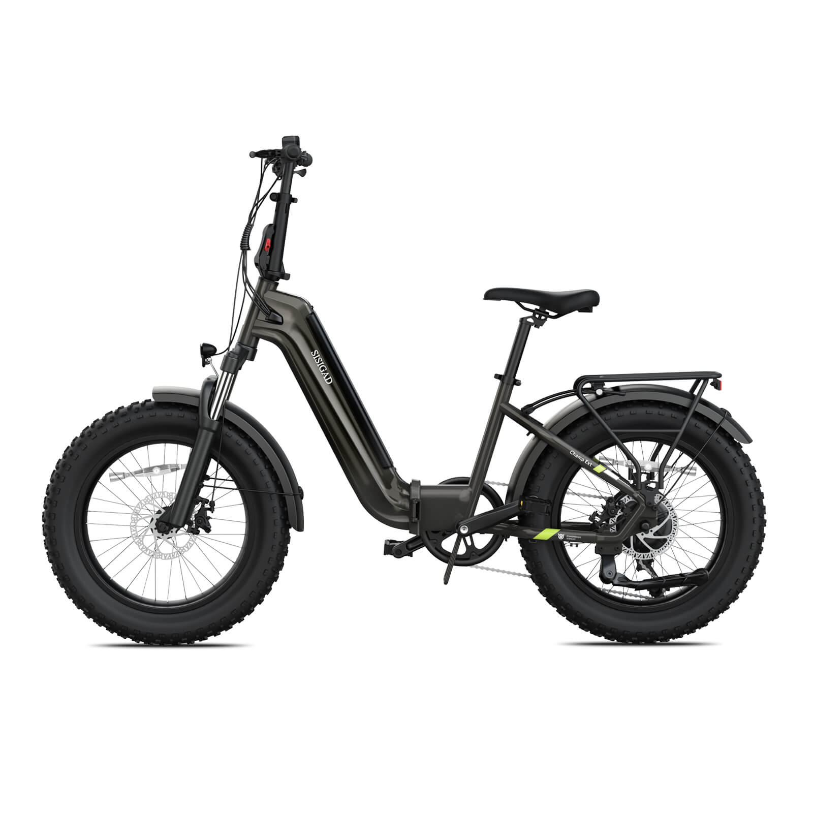 Sisigad 20" Champ Ext Fat Tire Folding Electric Bike