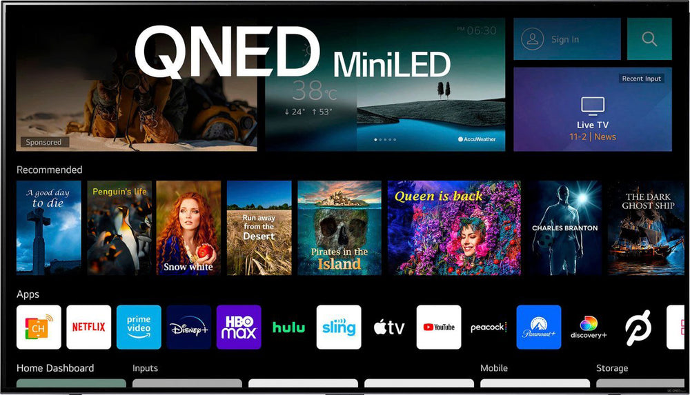 Titan Full Sun Outdoor Smart TV 4K QNED MiniLED (GL-Q85)